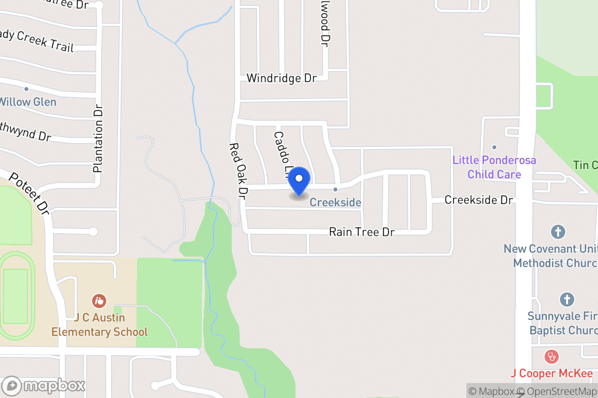 Map of 312 Chaparral Dr