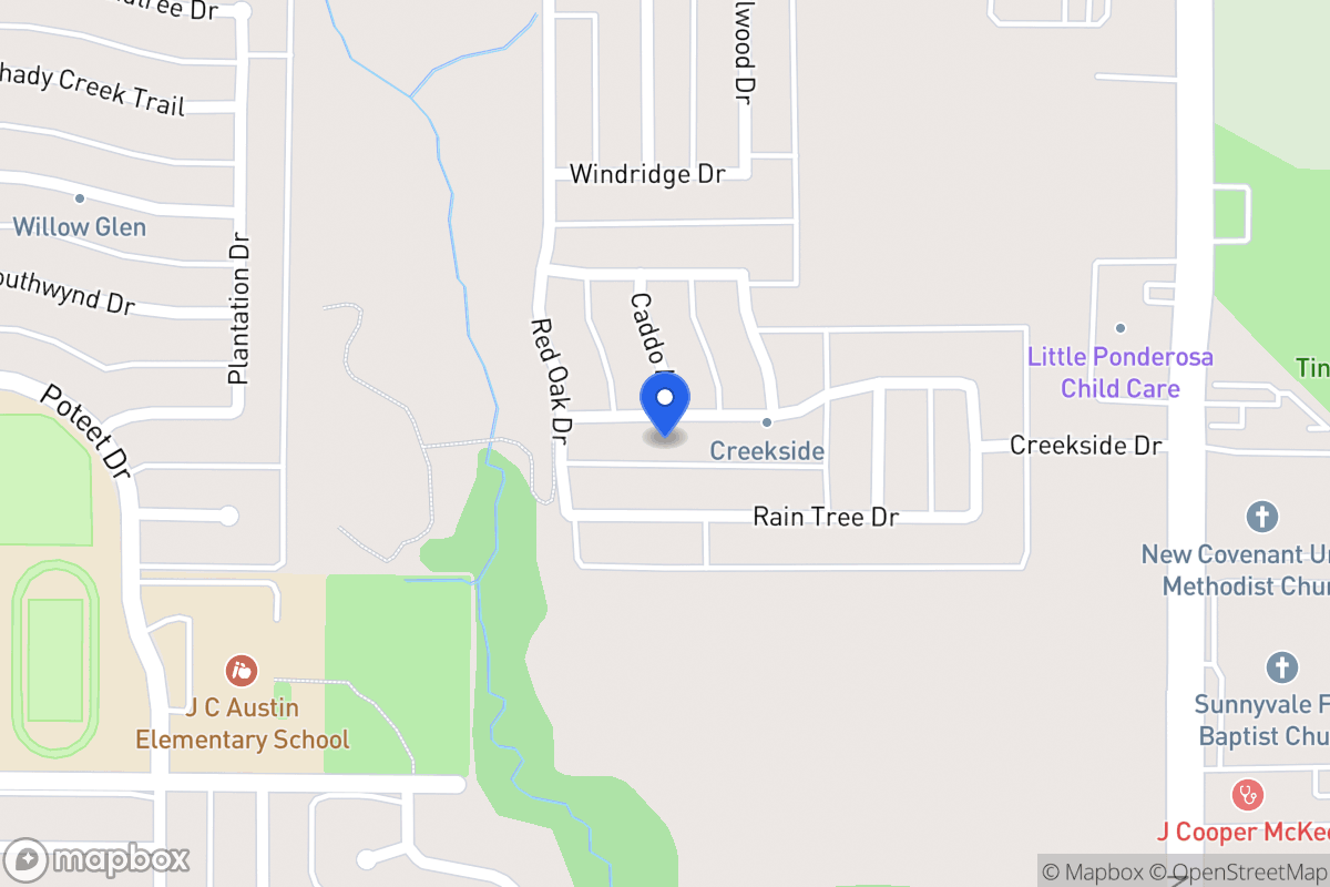 Map of 314 Chaparral Dr