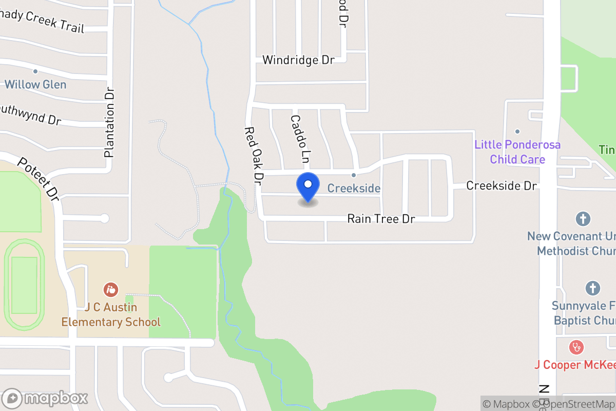 Map of 315 Rain Tree Dr