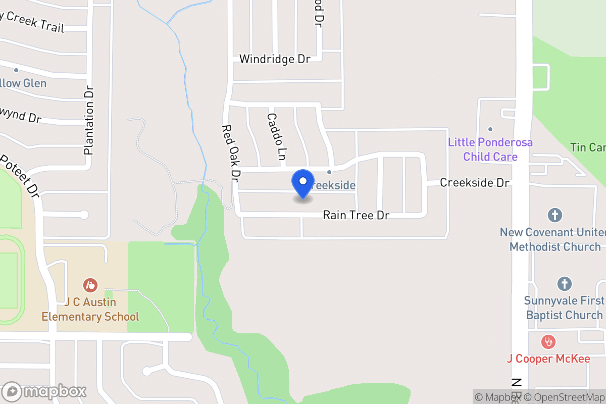 Map of 311 Rain Tree Dr