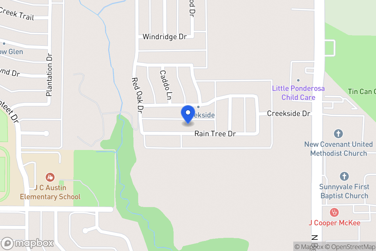 Map of 309 Rain Tree Dr