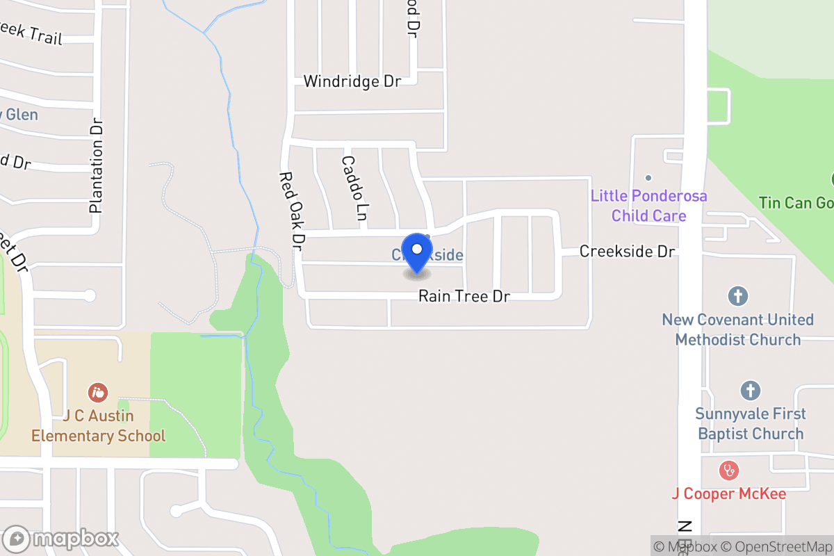 Map of 307 Rain Tree Dr