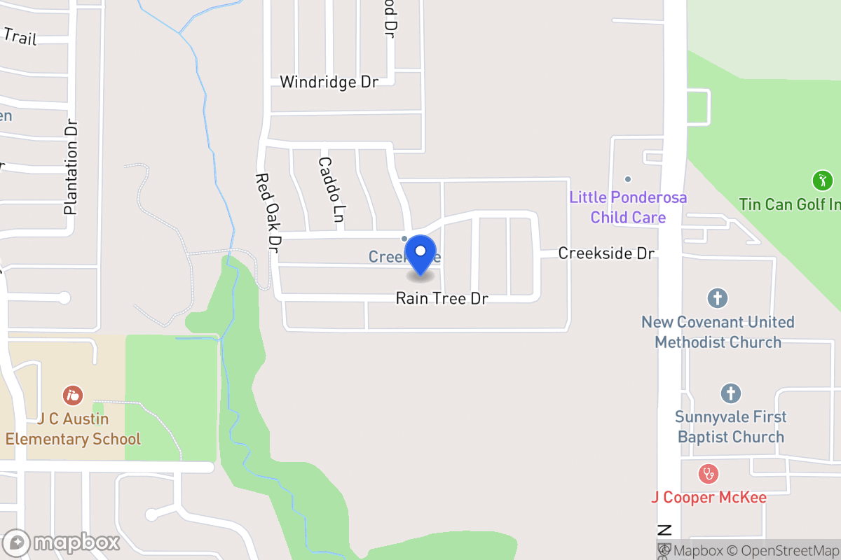 Map of 303 Rain Tree Dr