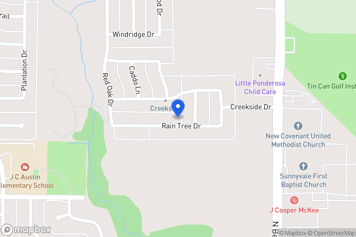 Map of 301 Rain Tree Dr
