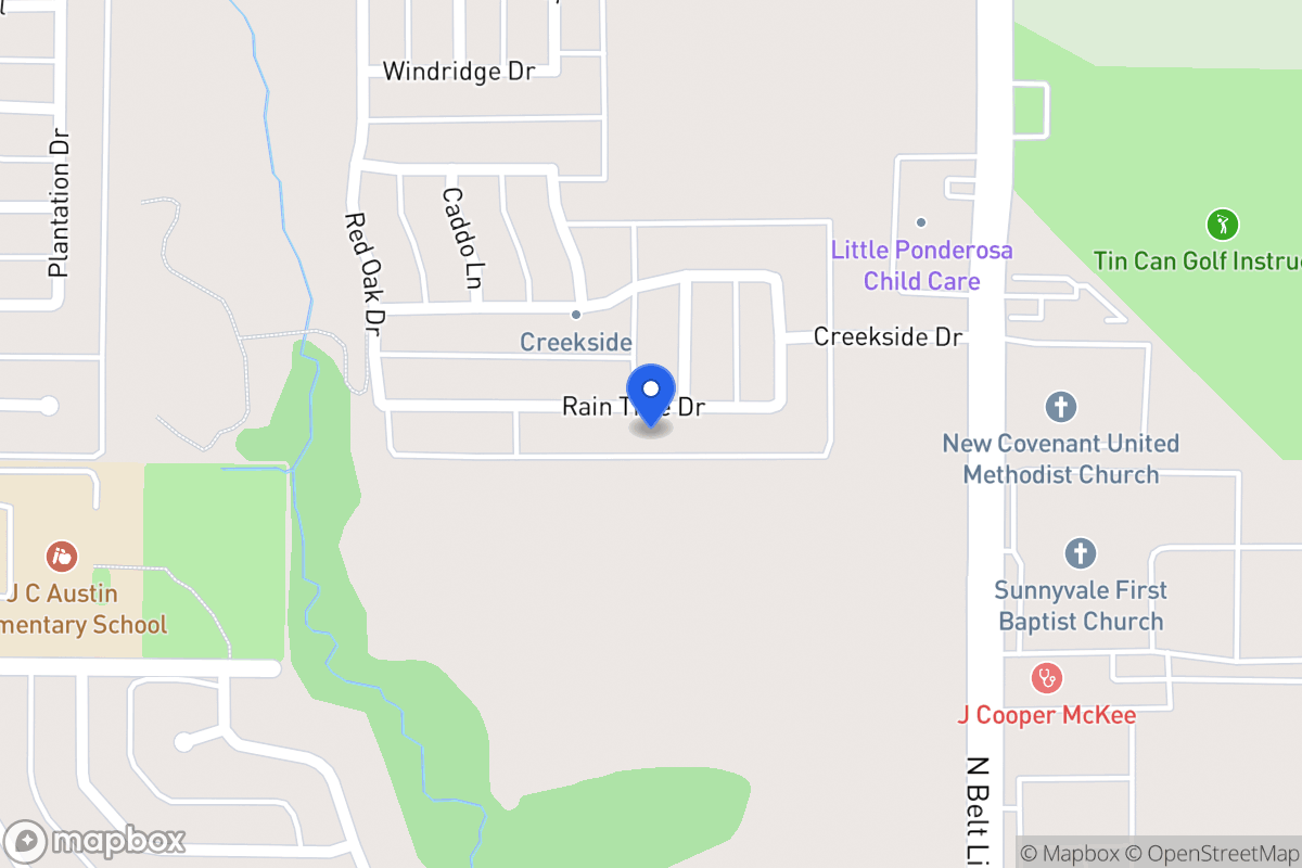 Map of 214 Rain Tree Dr