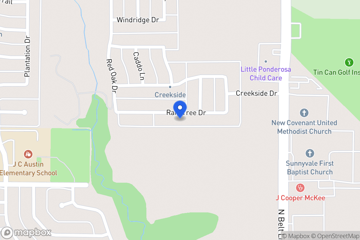 Map of 302 Rain Tree Dr