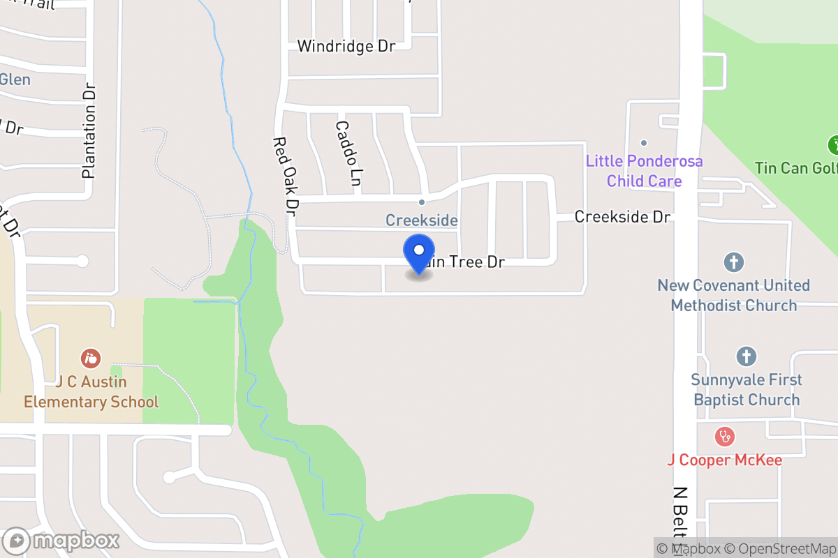 Map of 306 Rain Tree Dr