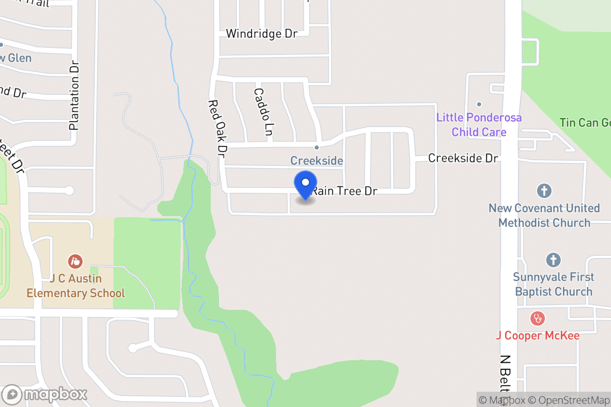 Map of 308 Rain Tree Dr