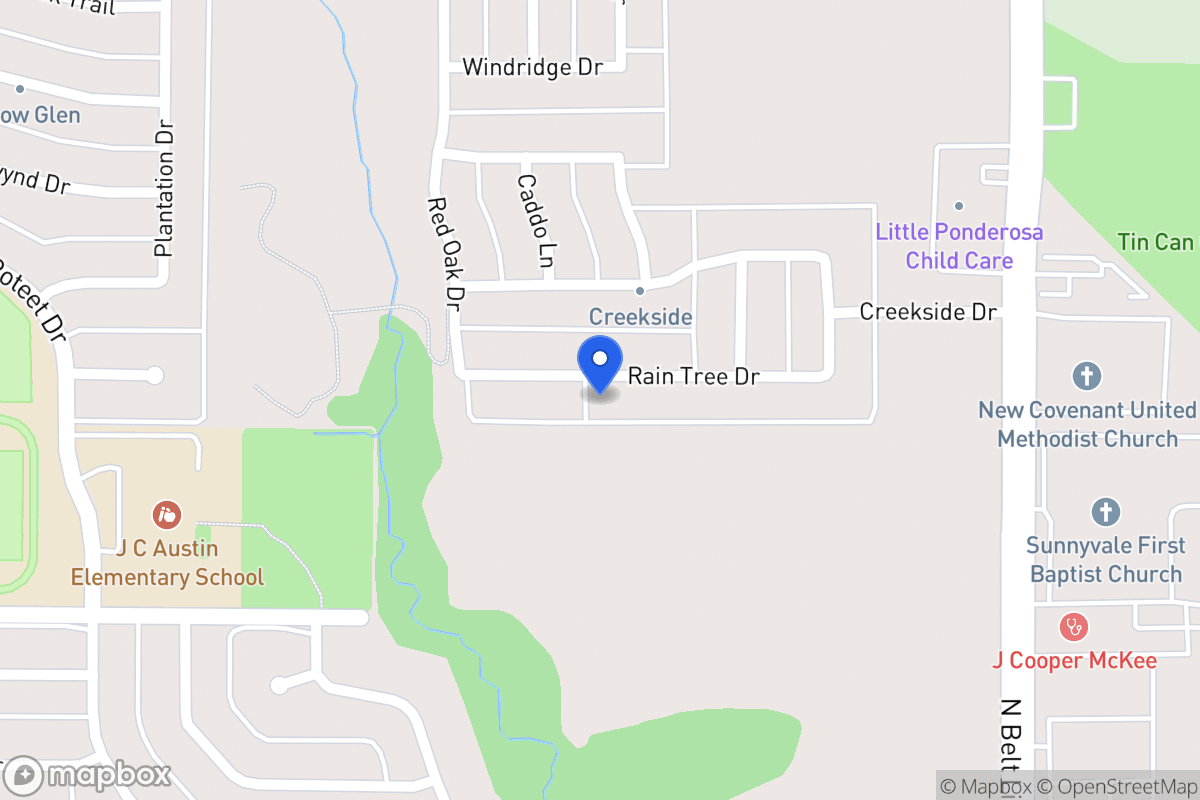 Map of 310 Rain Tree Dr