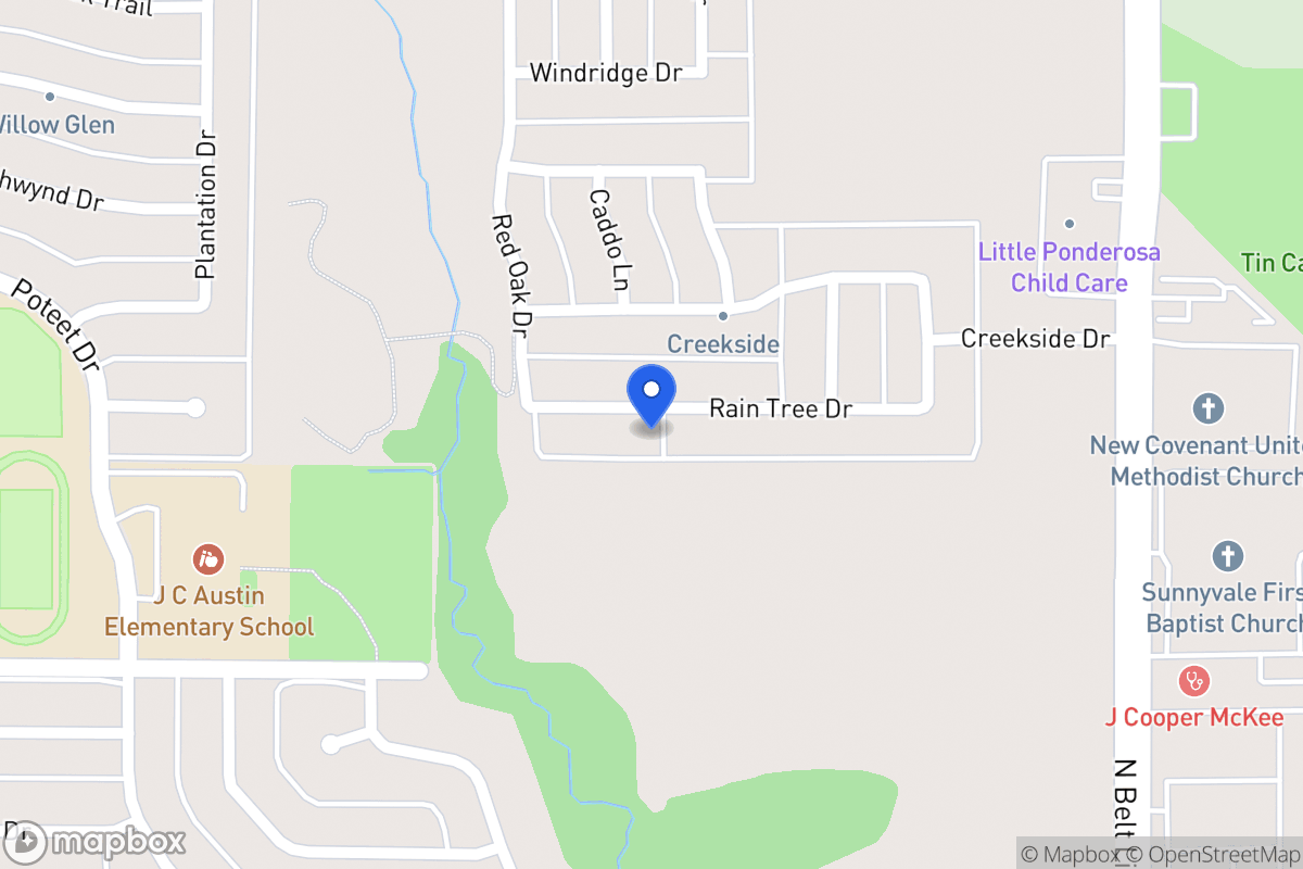 Map of 314 Rain Tree Dr