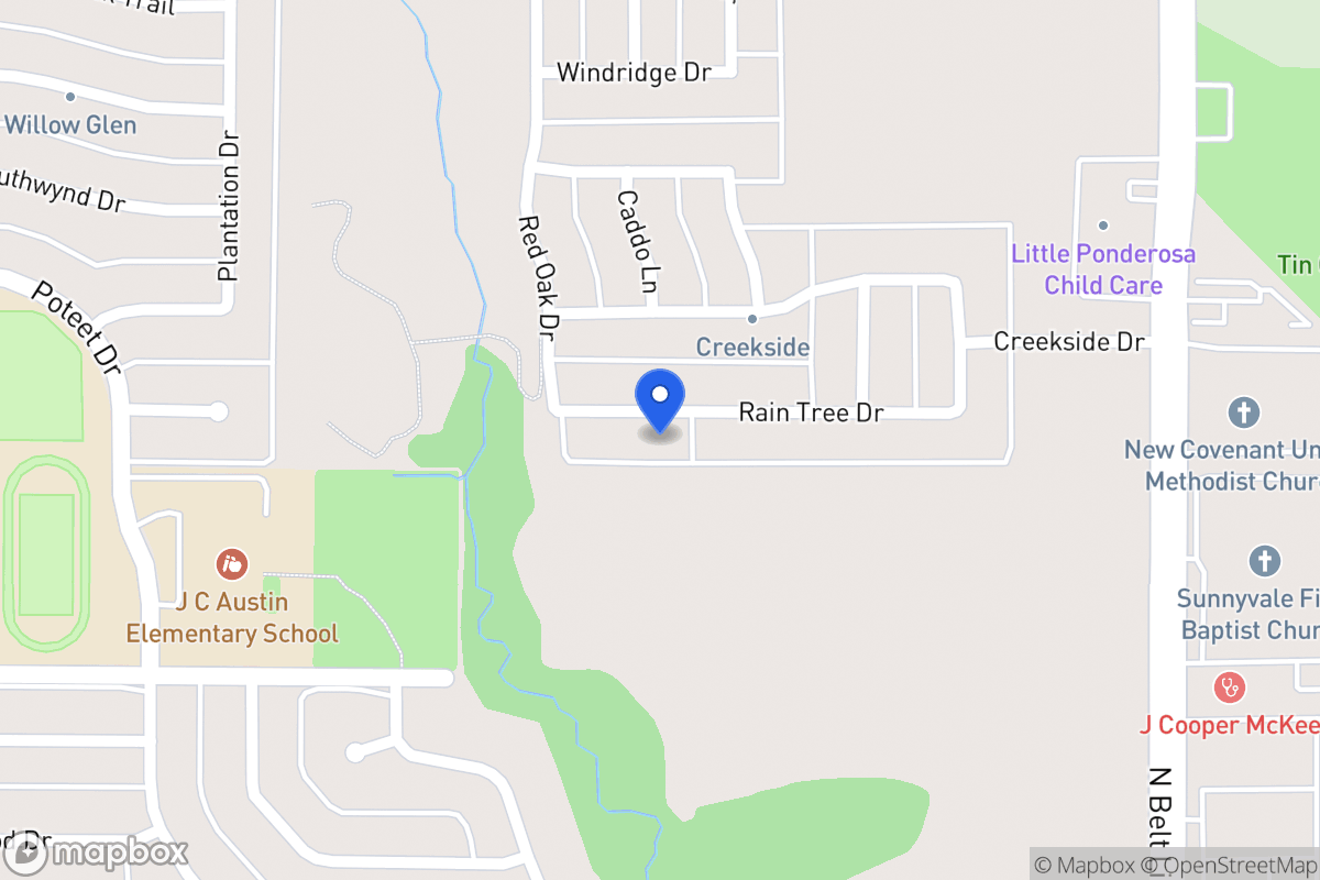 Map of 316 Rain Tree Dr