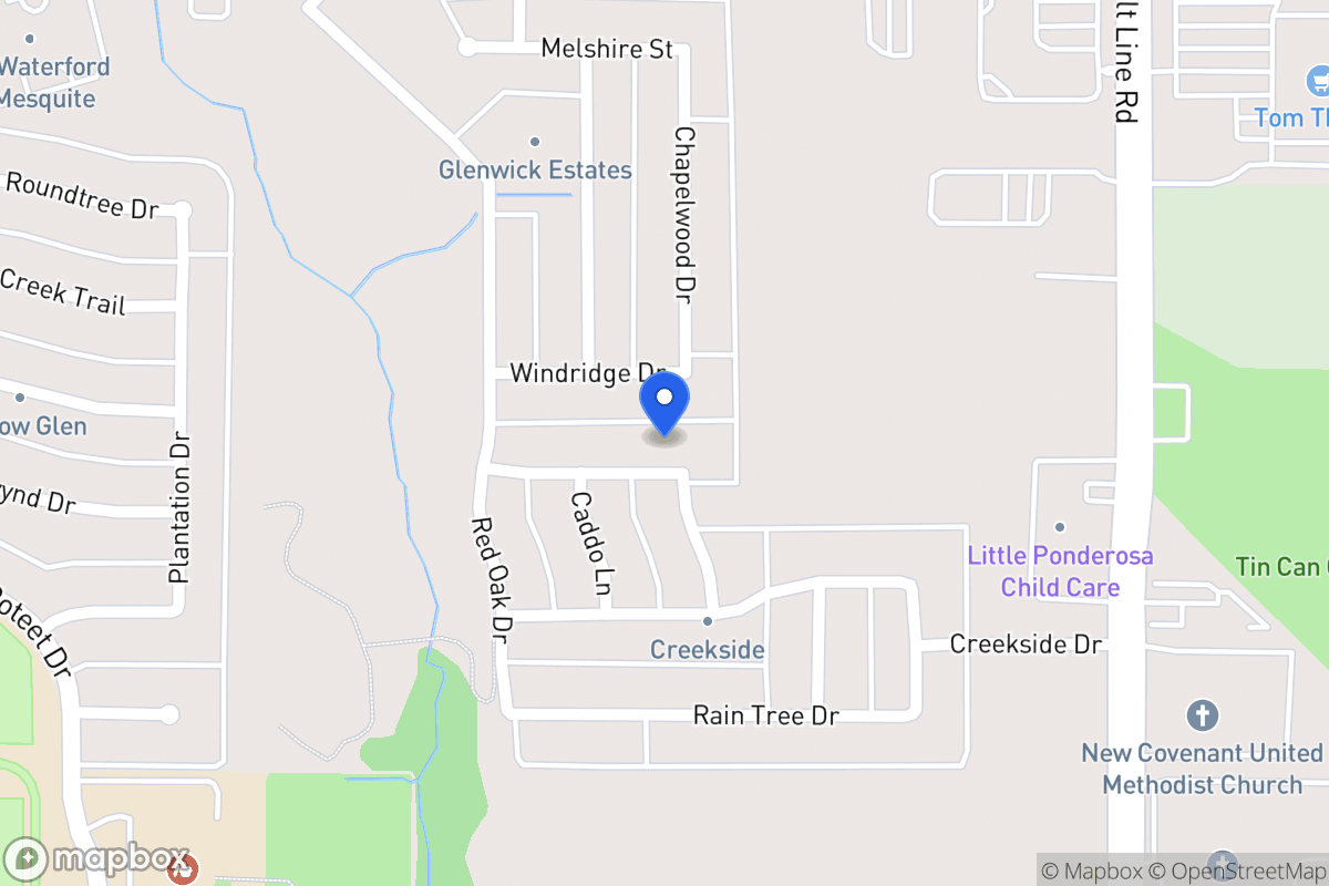 Map of 309 Sweet Gum Ln