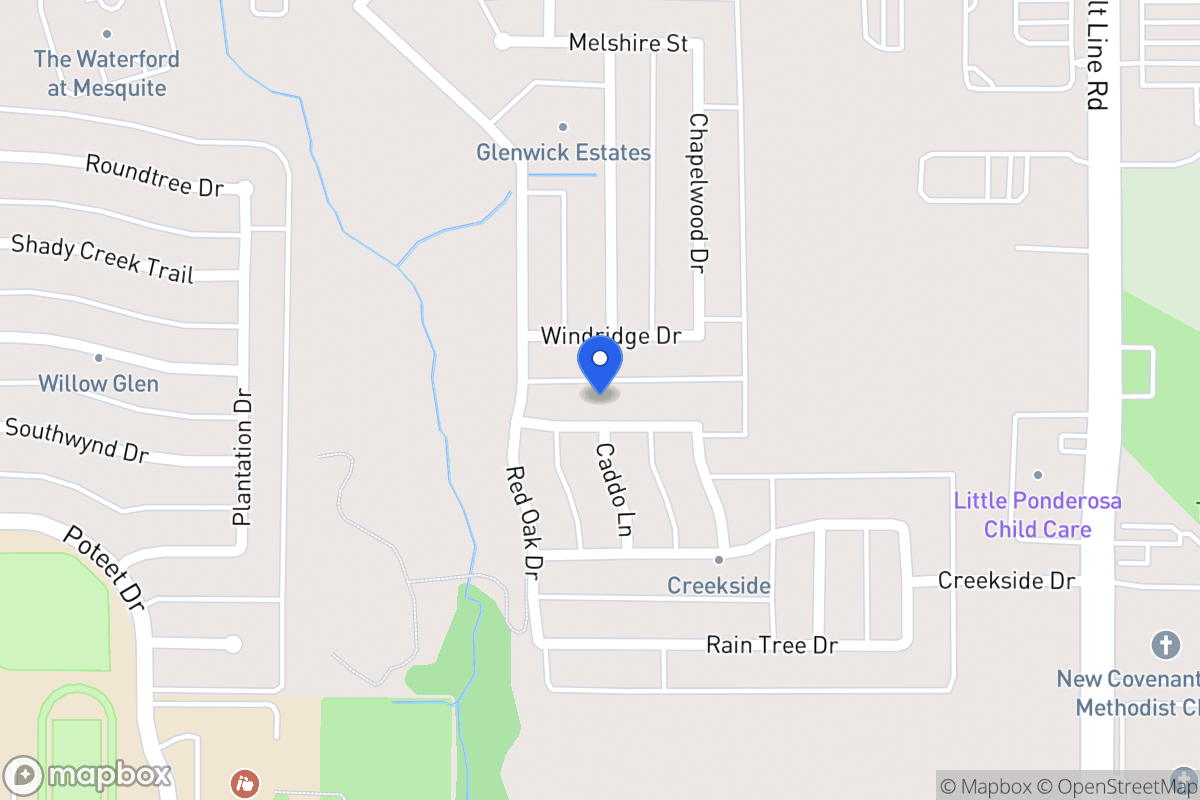 Map of 317 Sweet Gum Ln
