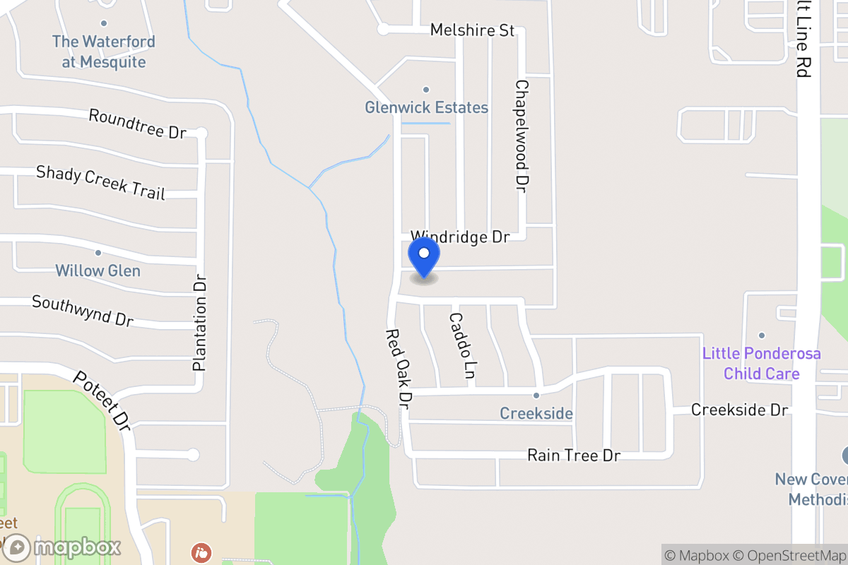 Map of 321 Sweet Gum Ln
