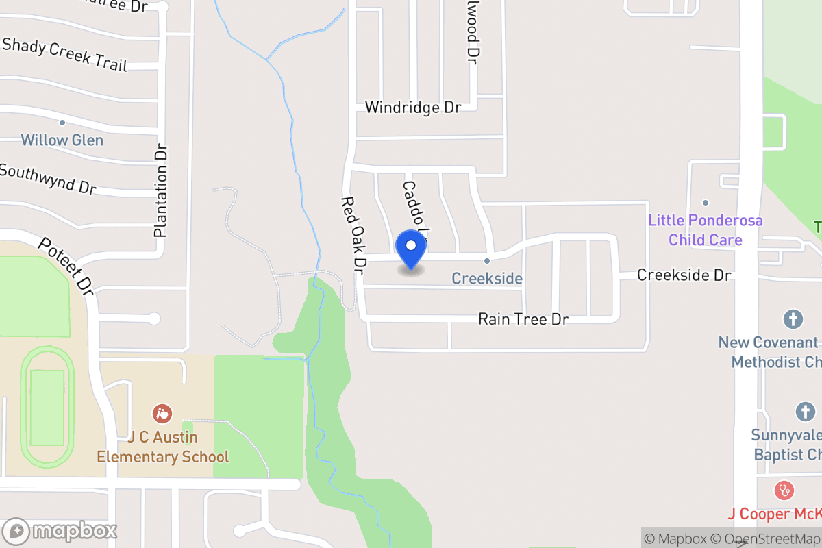 Map of 318 Chaparral Dr