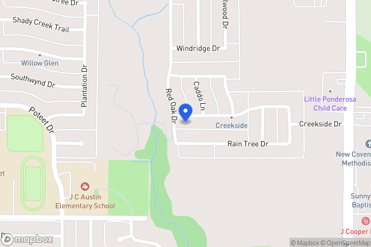 Map of 322 Chaparral Dr