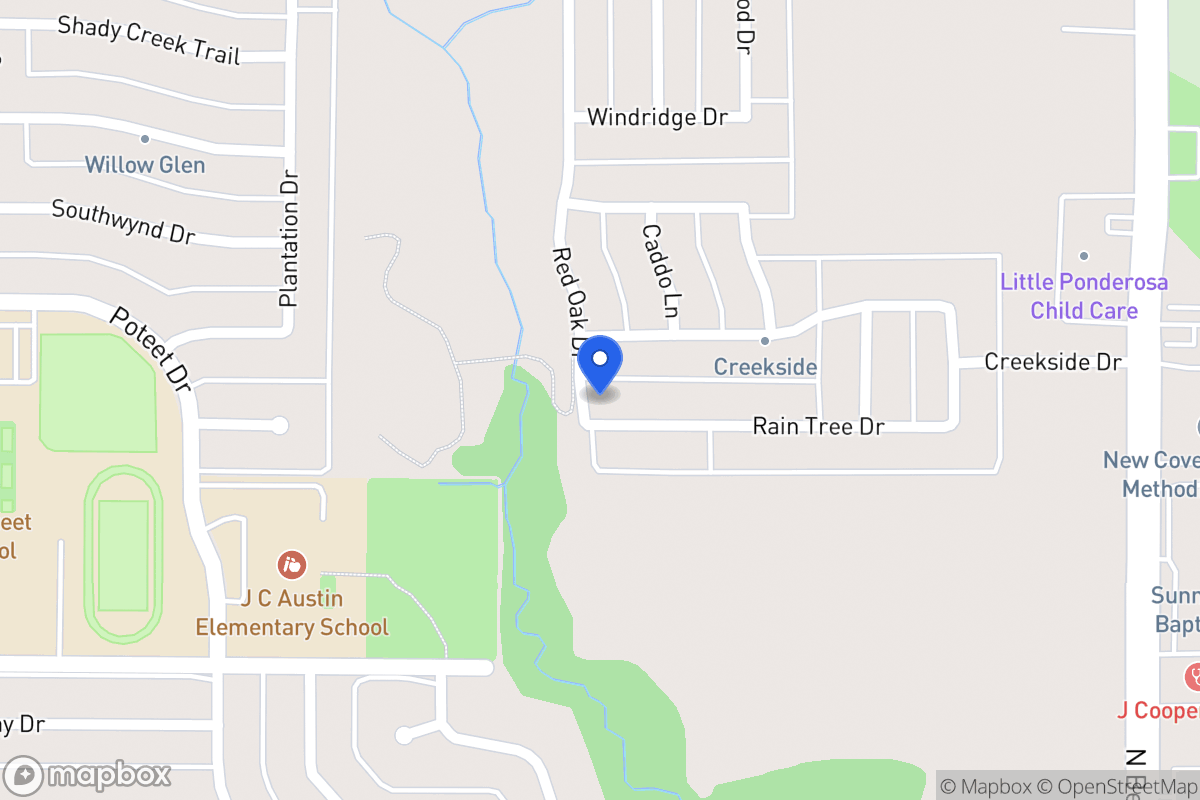 Map of 323 Rain Tree Dr
