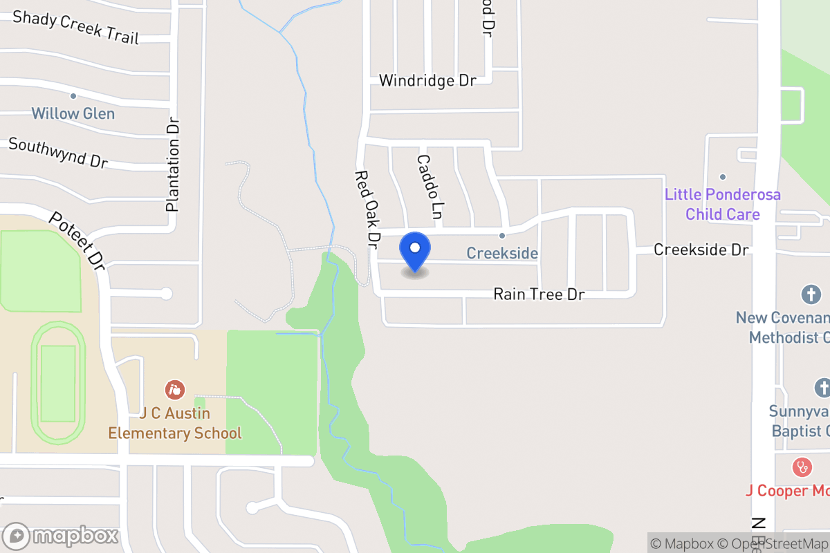 Map of 319 Rain Tree Dr