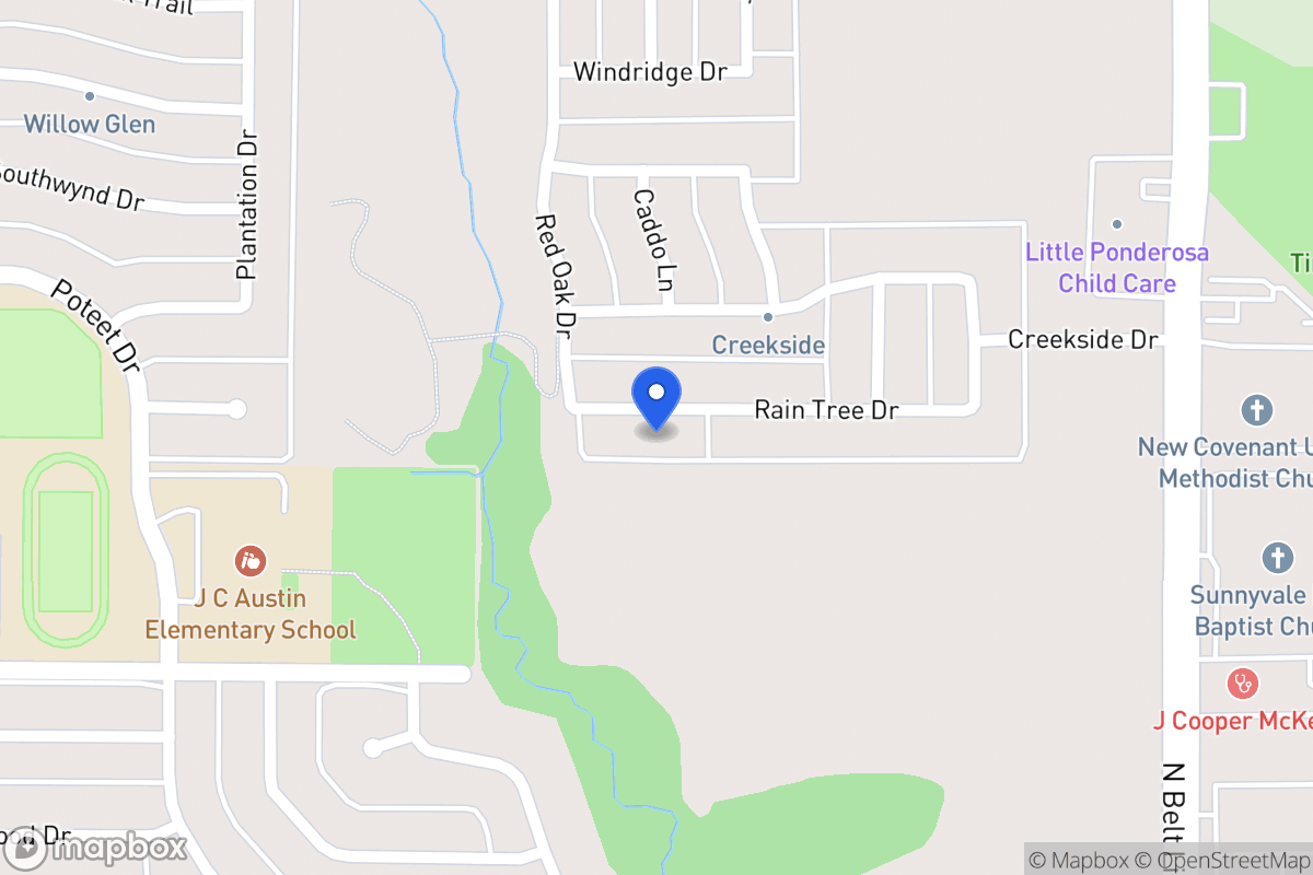 Map of 318 Rain Tree Dr