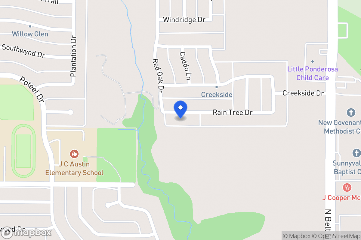 Map of 320 Rain Tree Dr