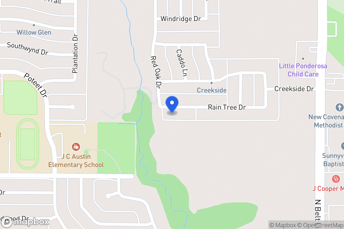 Map of 322 Rain Tree Dr