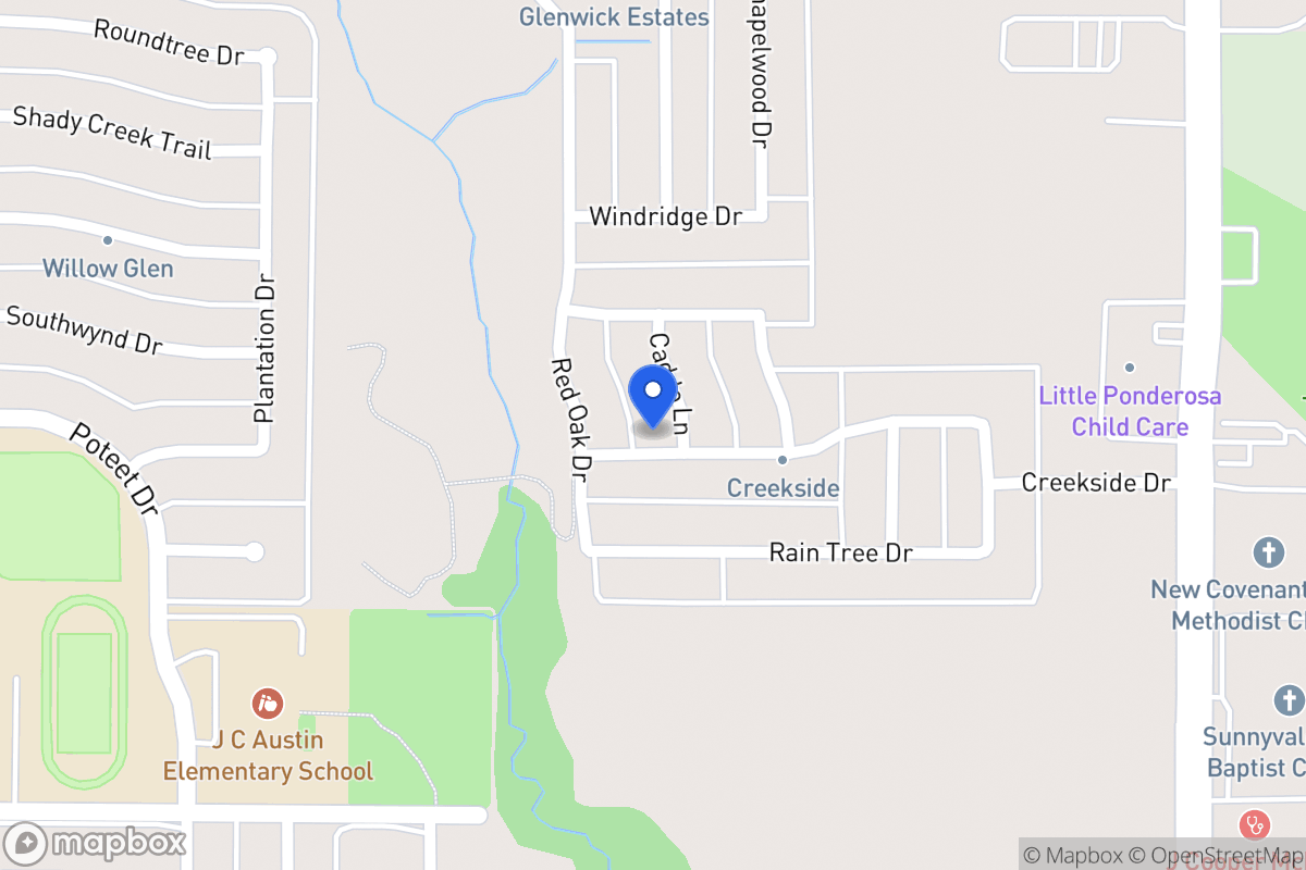 Map of 3101 Caddo Ln