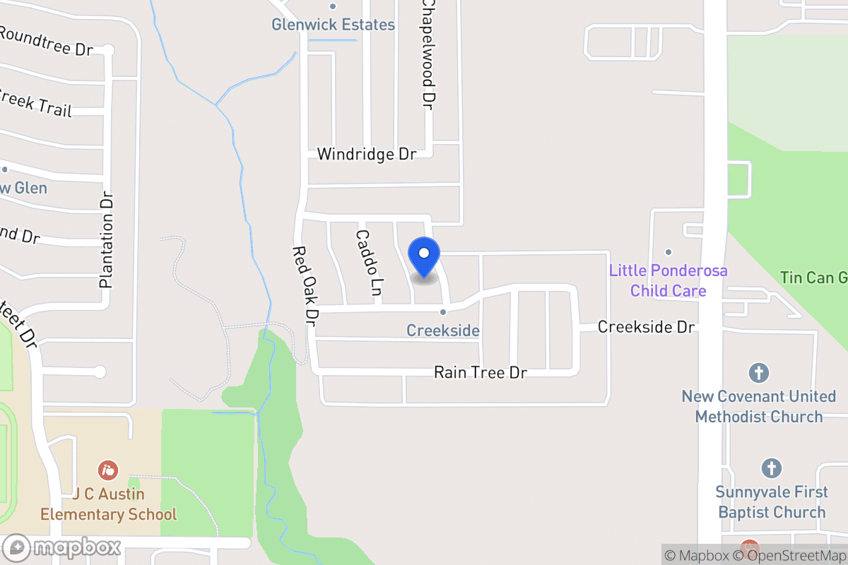 Map of 3103 Sage Tree Ln
