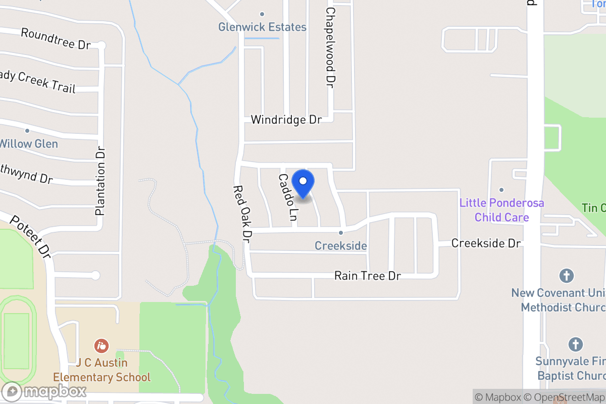 Map of 3106 Caddo Ln