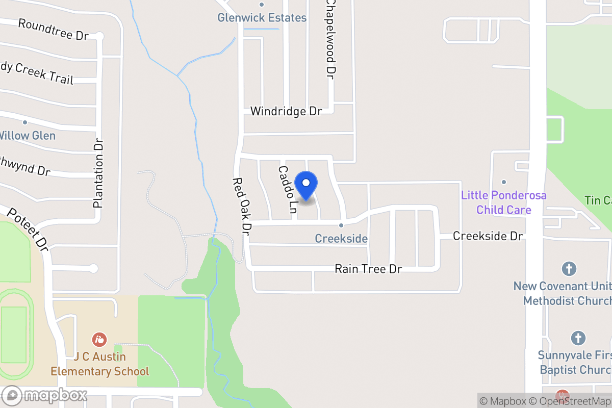Map of 3104 Caddo Ln