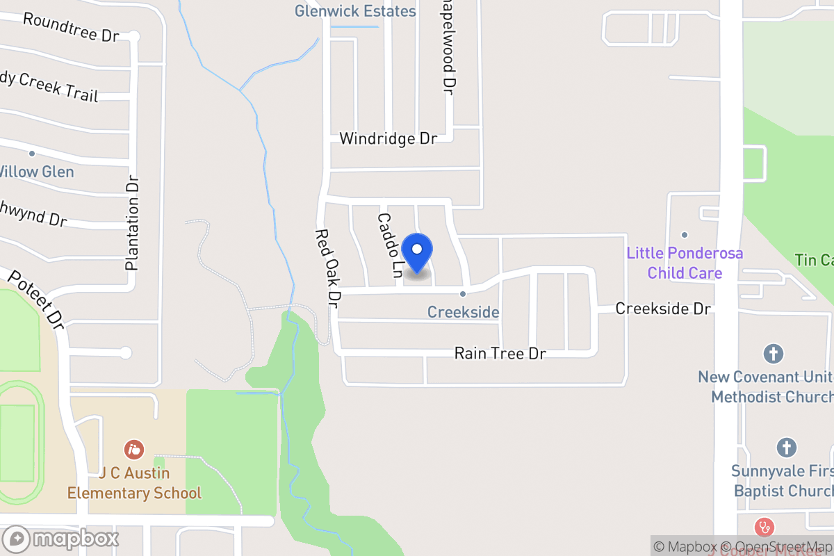 Map of 3102 Caddo Ln