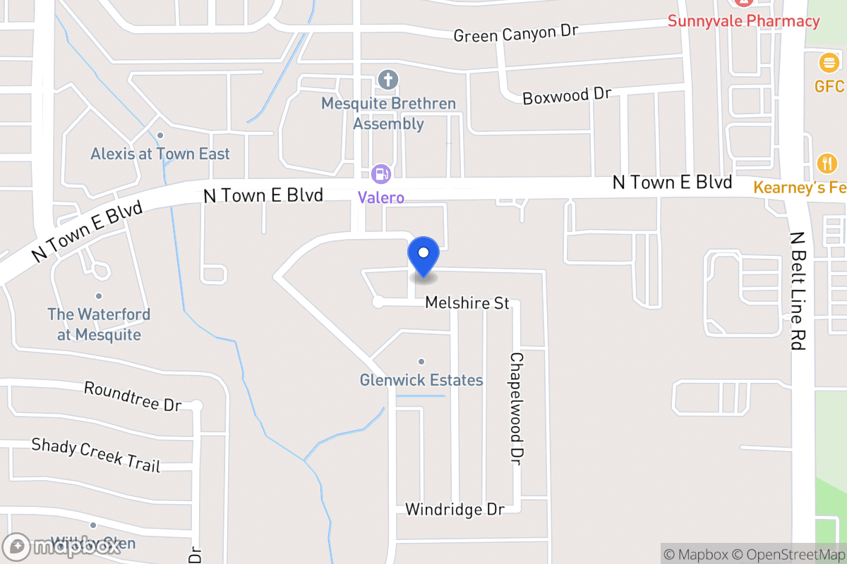 Map of 315 Melshire St