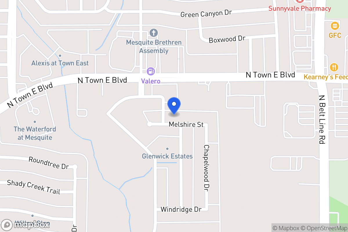 Map of 313 Melshire St