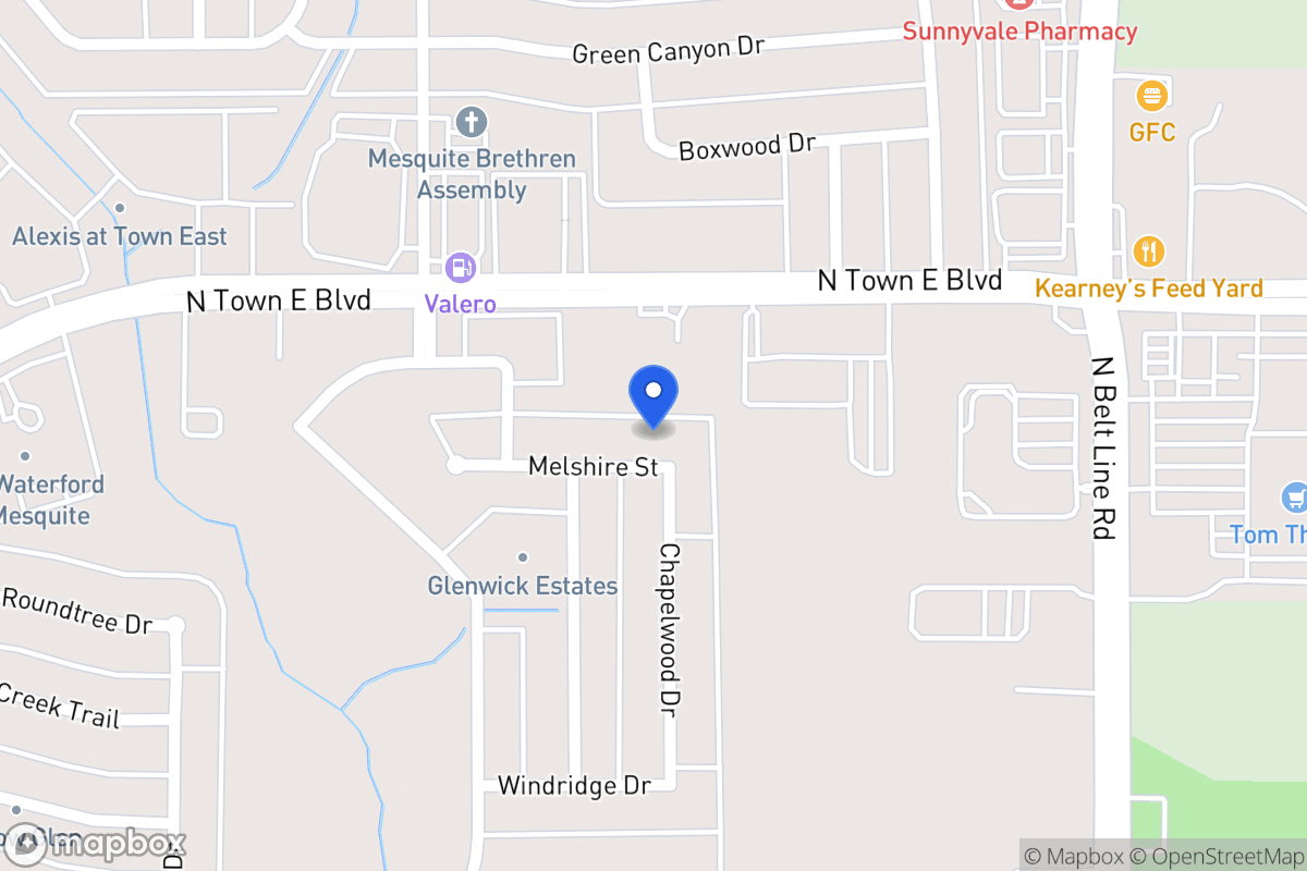 Map of 303 Melshire St