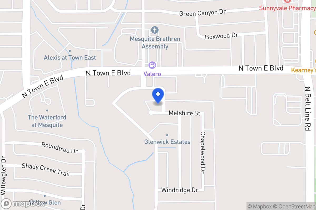 Map of 317 Melshire St