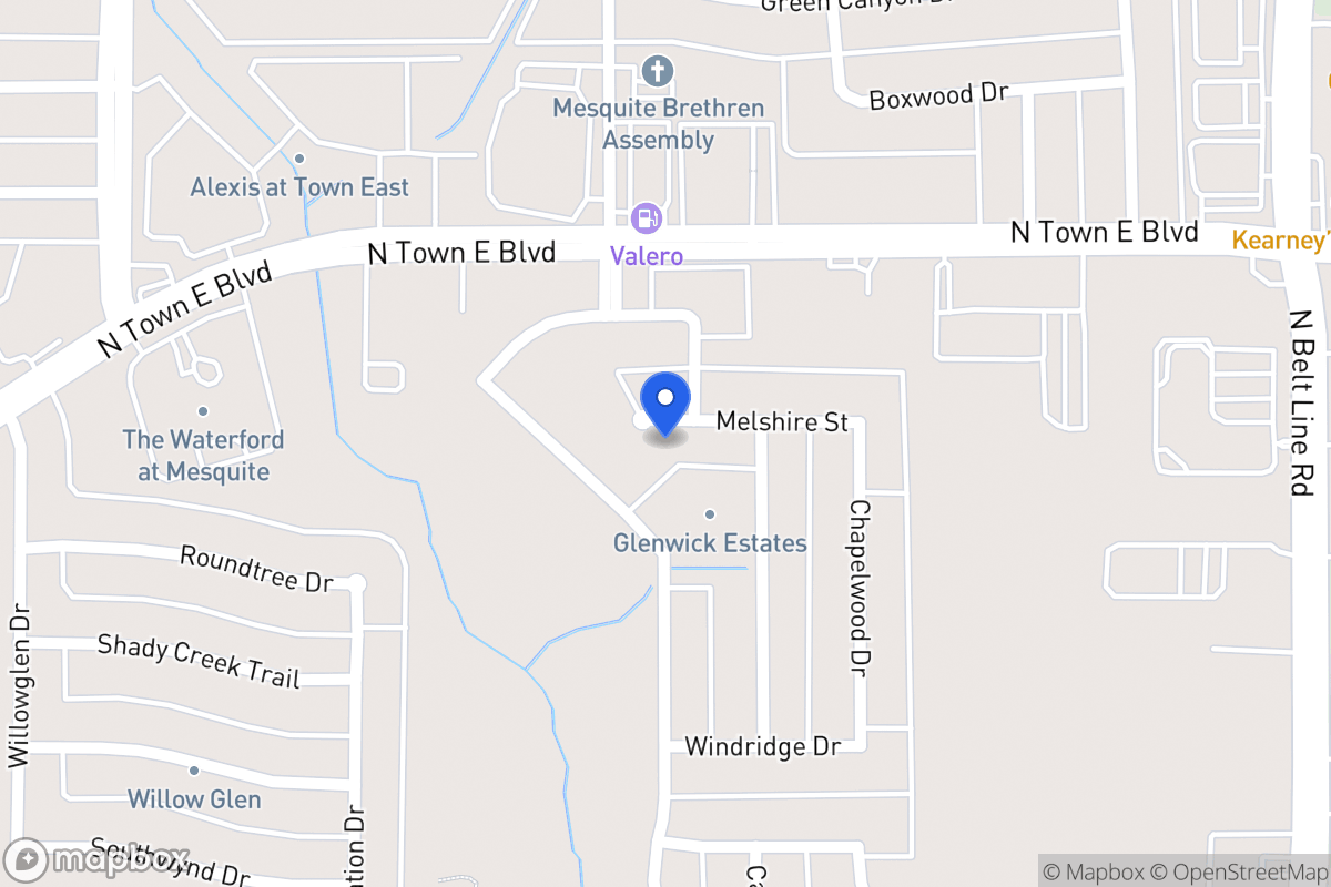 Map of 318 Melshire St