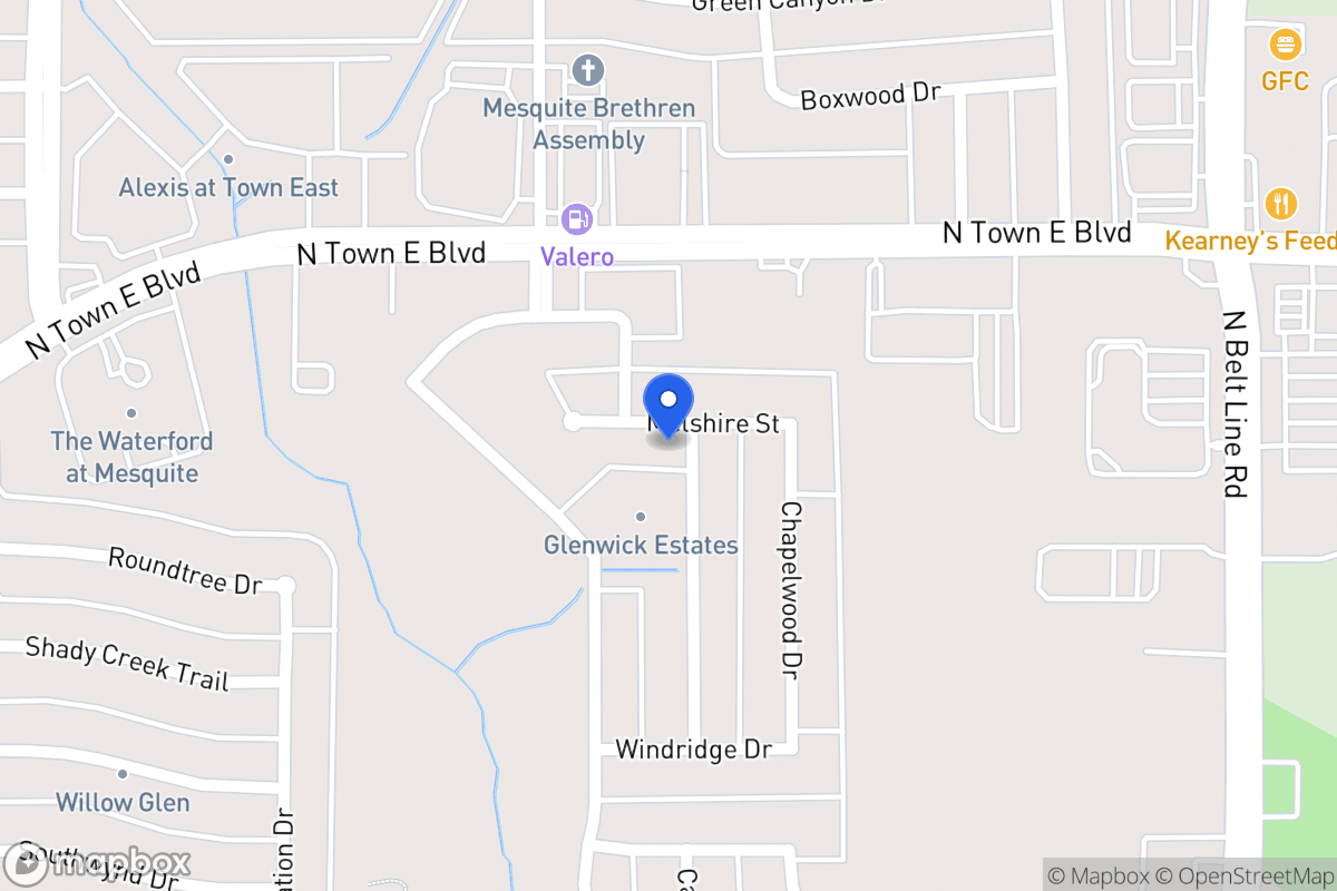 Map of 312 Melshire St