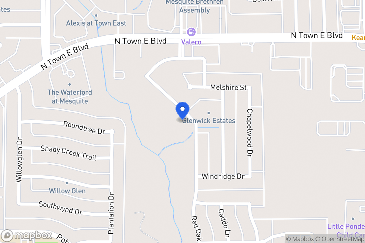 Map of 3403 Willowcreek Dr