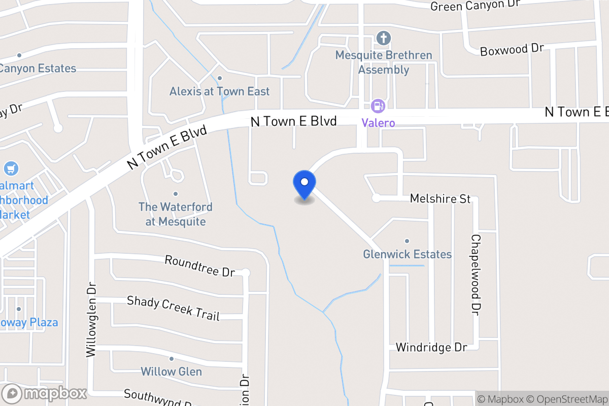 Map of 3419 Willowcreek Dr