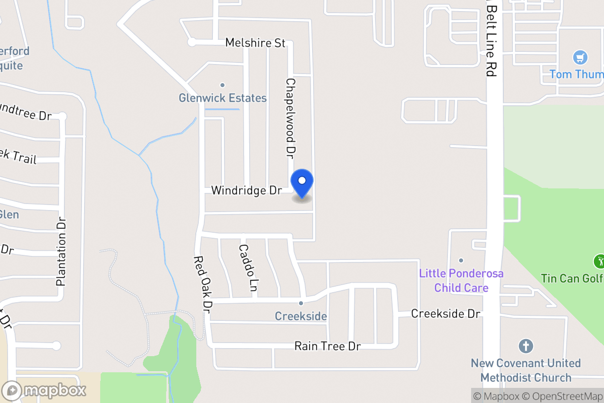 Map of 300 Windridge Dr