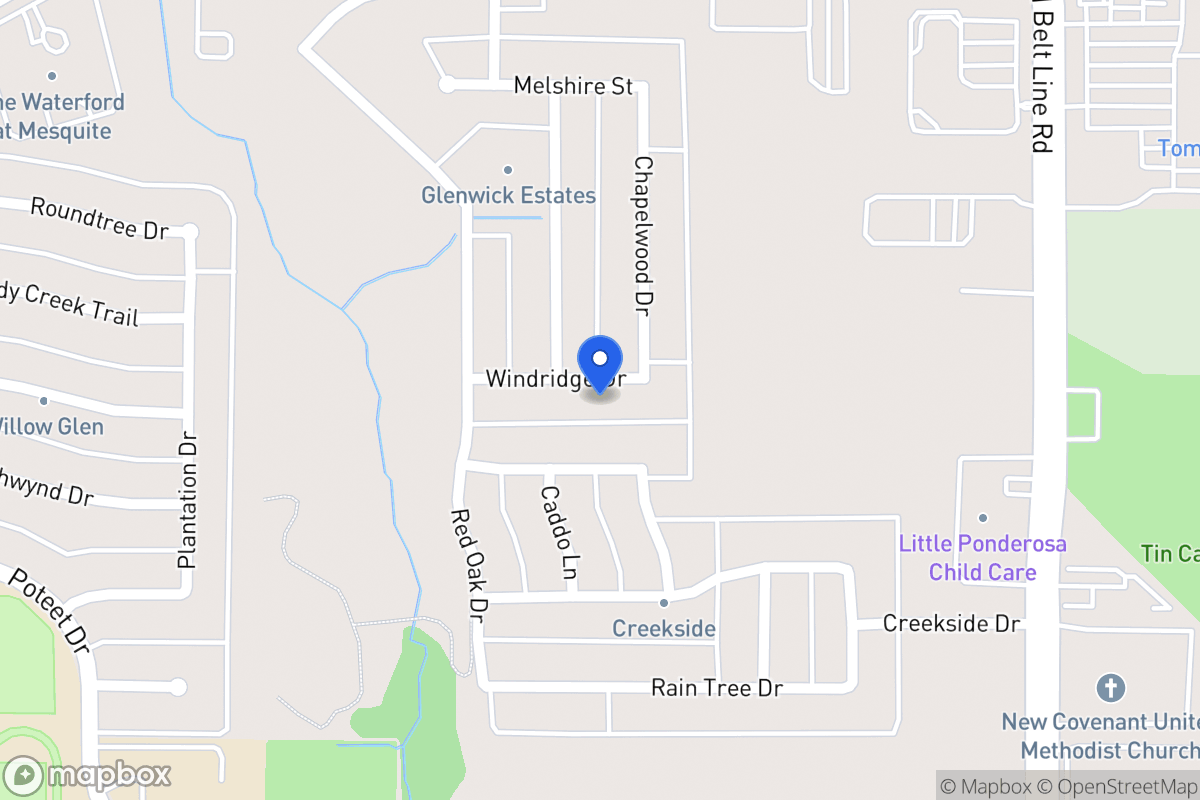 Map of 306 Windridge Dr