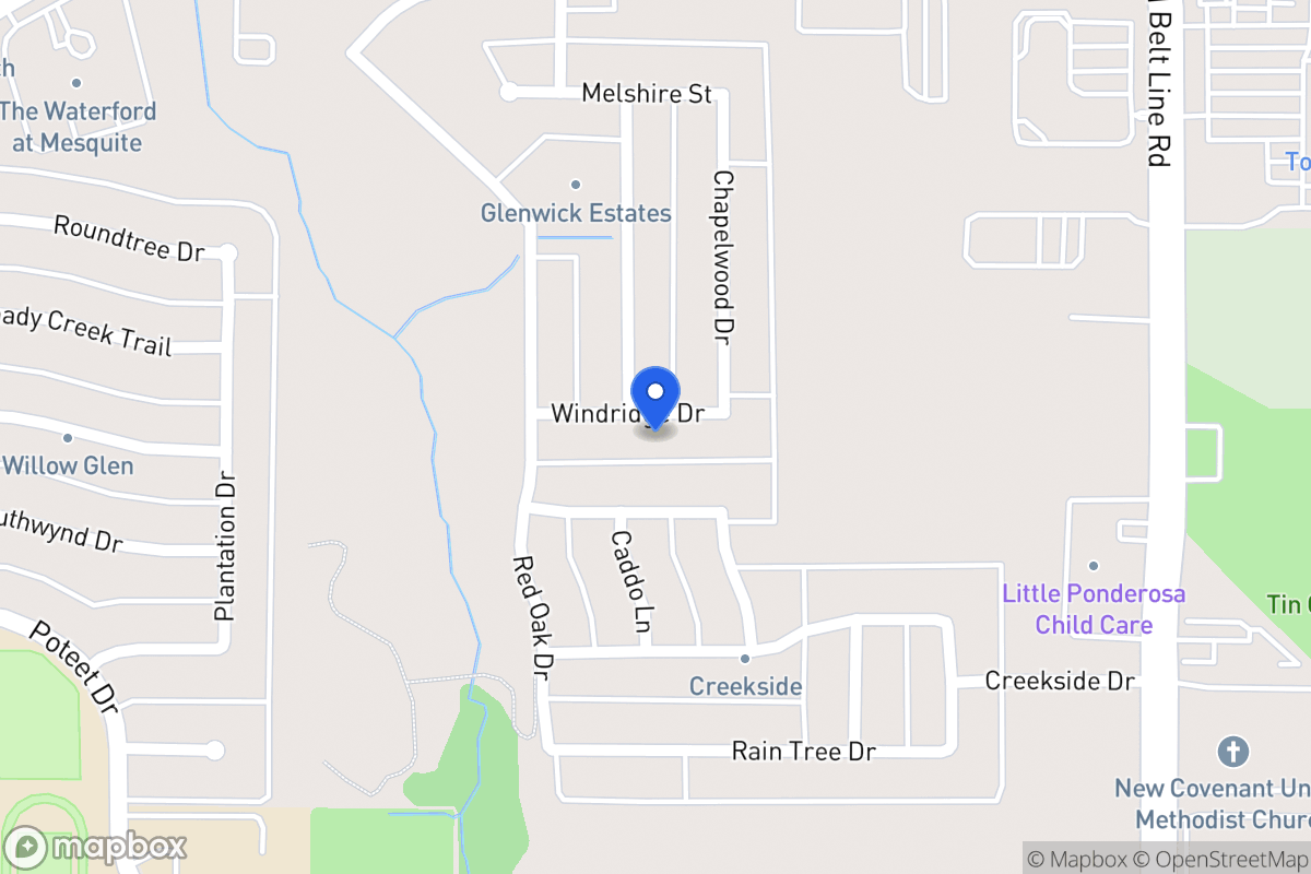Map of 308 Windridge Dr
