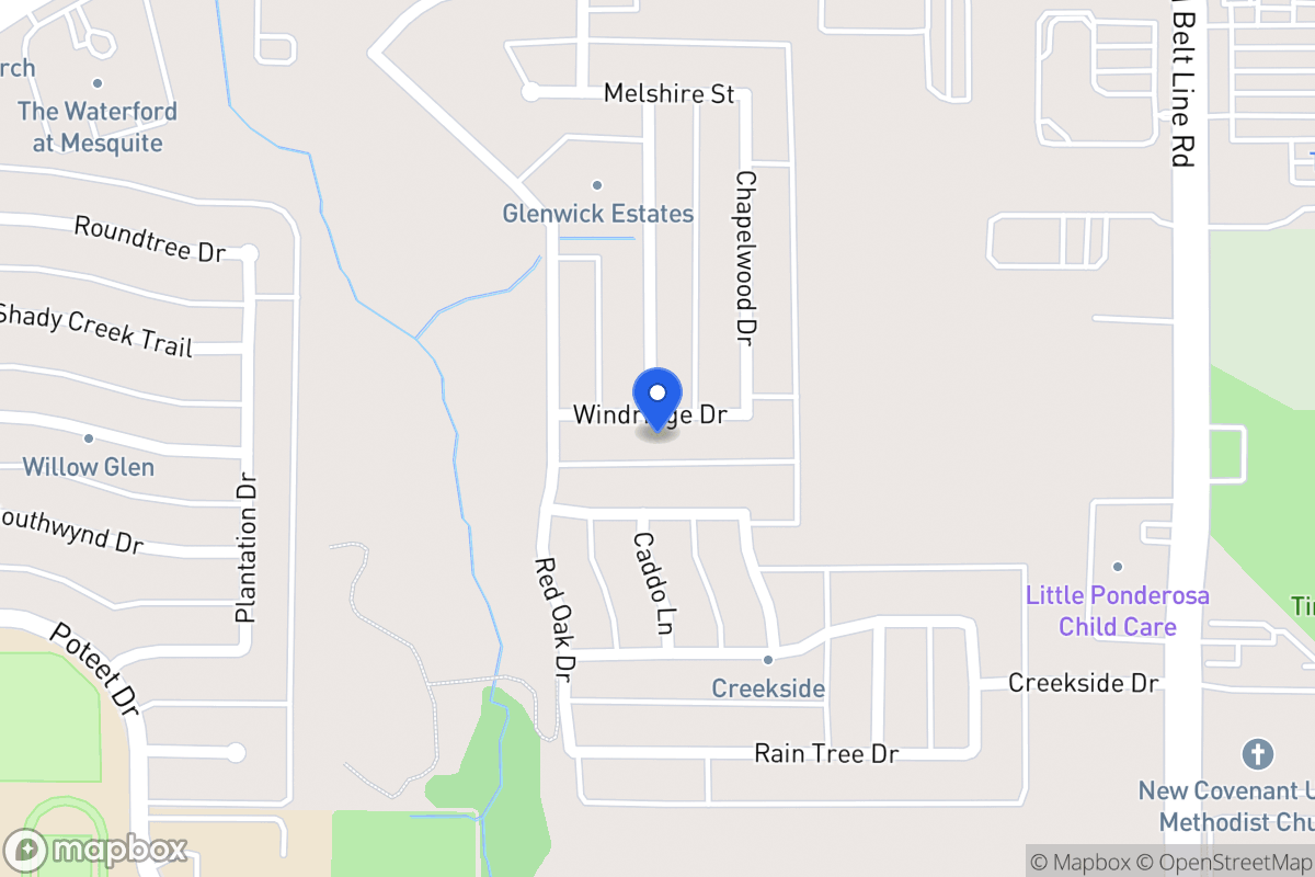 Map of 310 Windridge Dr