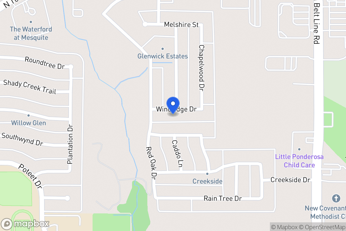Map of 312 Windridge Dr