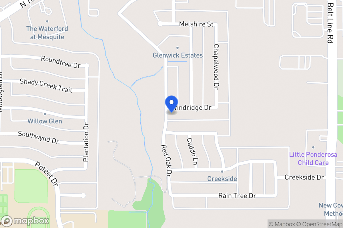 Map of 318 Windridge Dr
