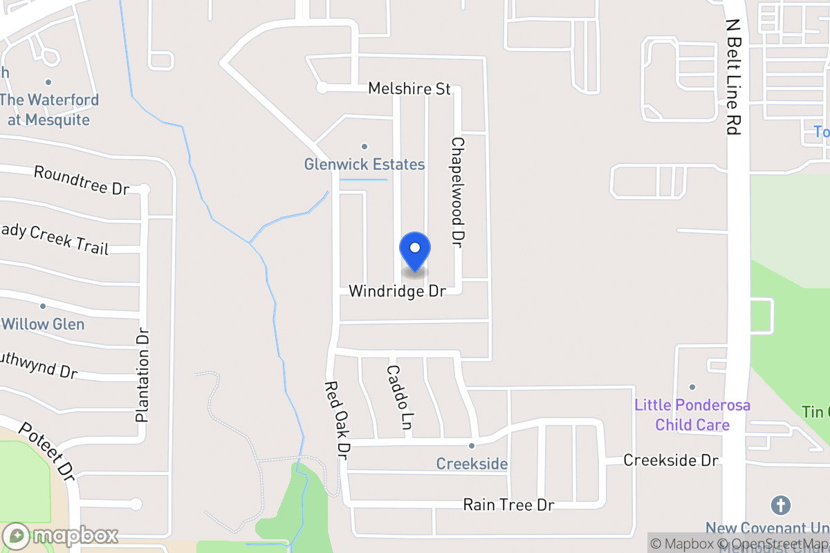 Map of 3318 Fallbrook Dr