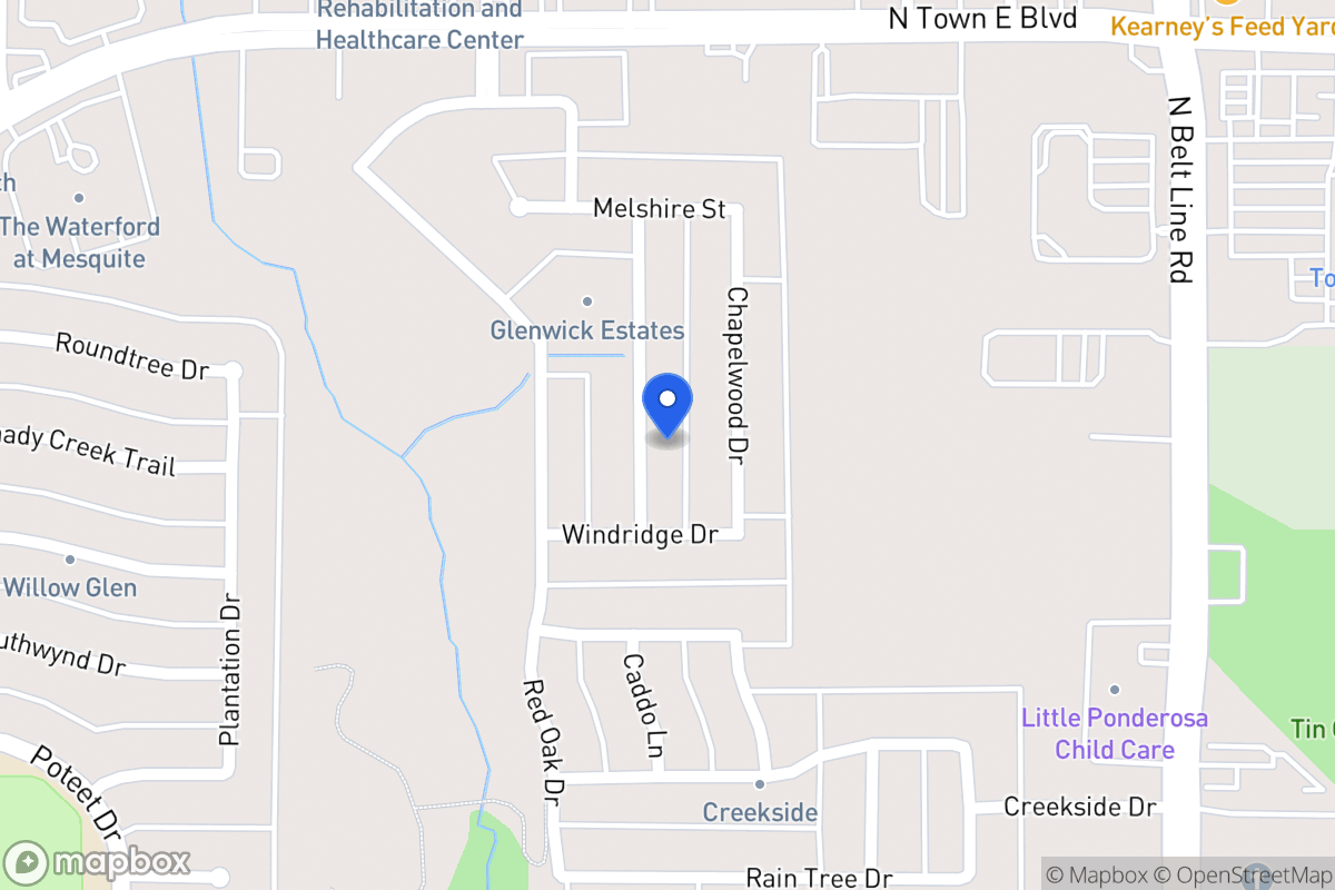 Map of 3324 Fallbrook Dr