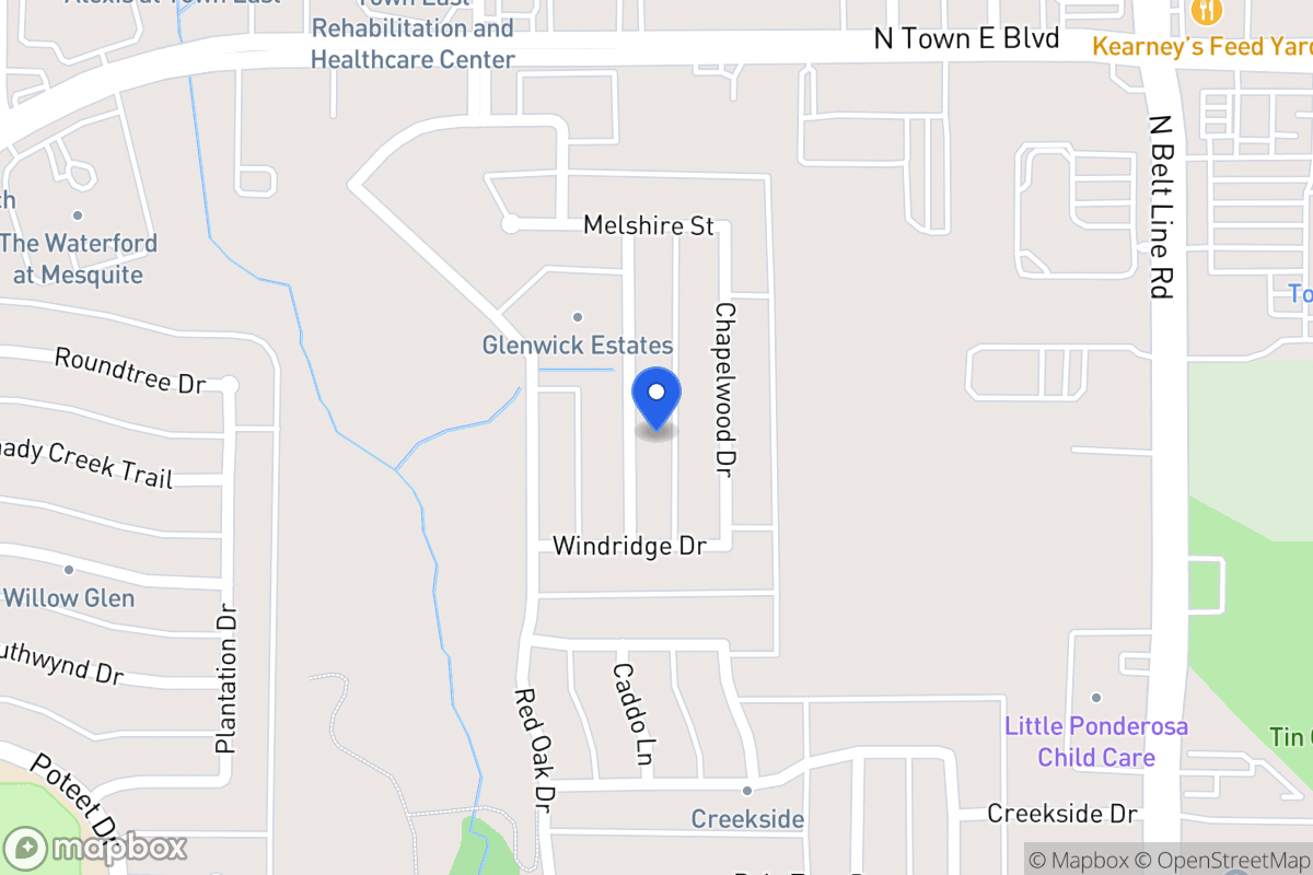 Map of 3326 Fallbrook Dr