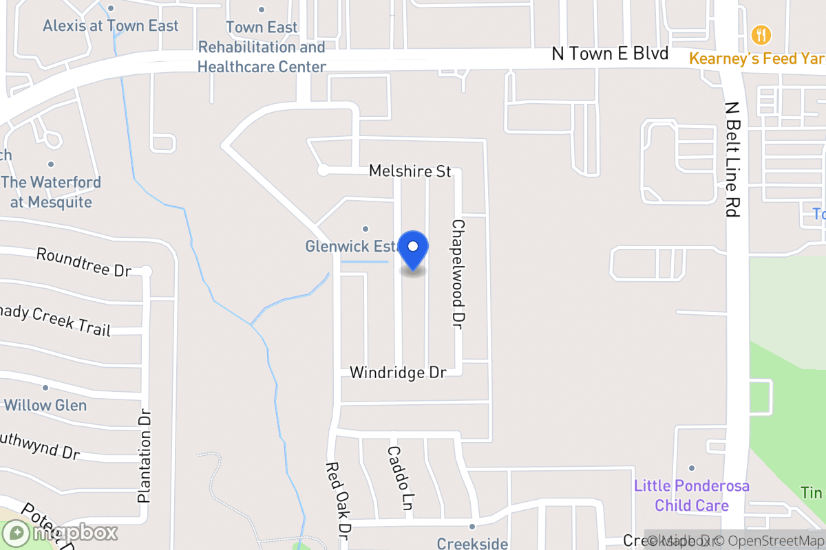 Map of 3330 Fallbrook Dr
