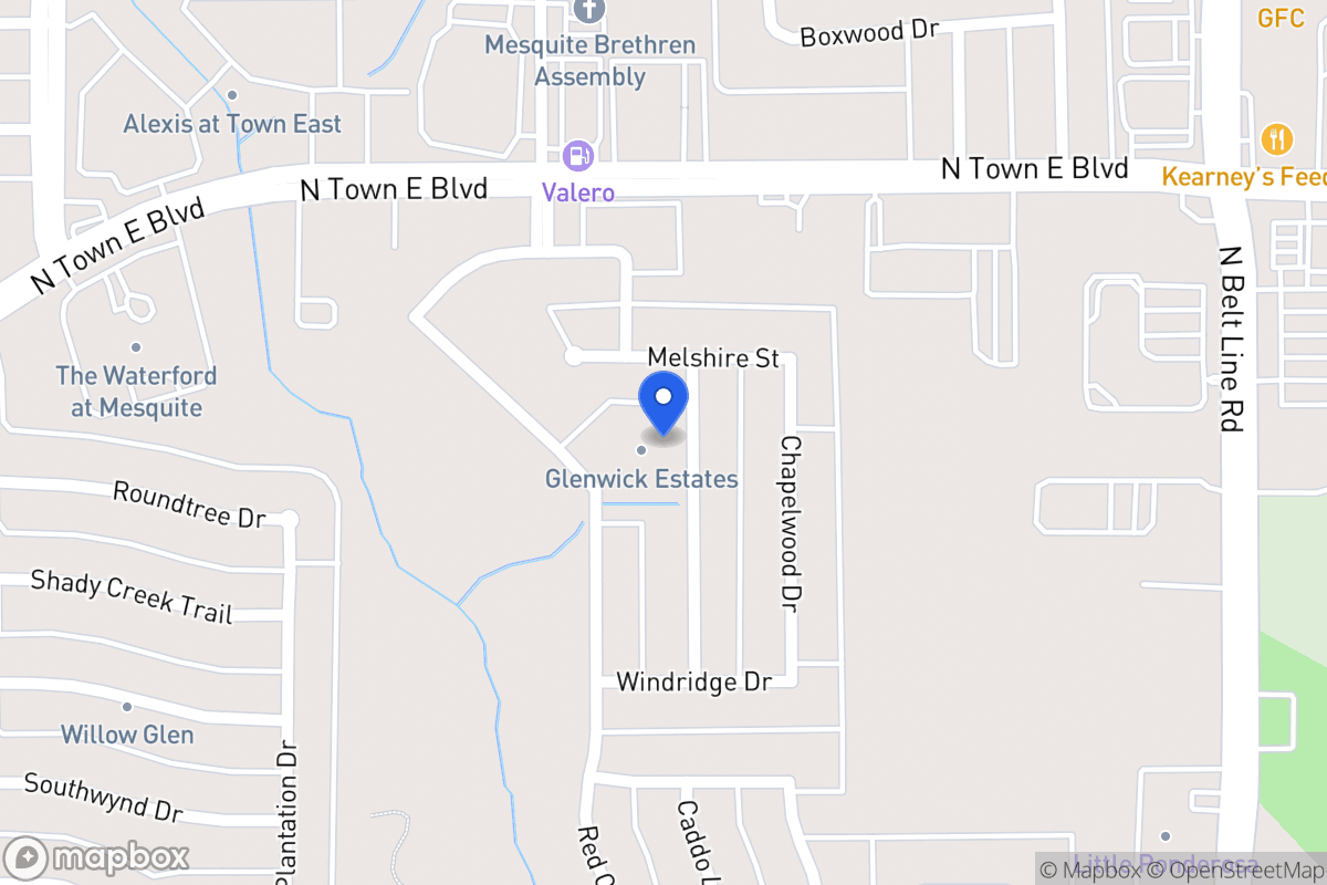 Map of 3403 Fallbrook Dr