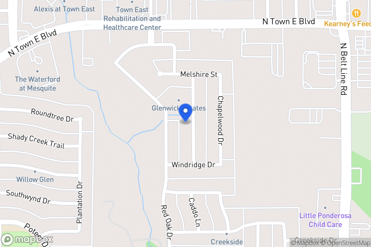 Map of 3329 Fallbrook Dr